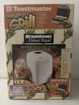 Breadman TR444KIT Deluxe Rapid Automatic Breadmaker + Toastmaster Grill Combo. Fixed Price $179.99.