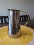 Tracanzan Alfa Inox Italian Stainless Stovetop Espresso Maker 8-10 Oz Incomplete. Fixed Price $64.64.