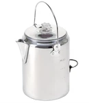 Stansport Aluminum Percolator Coffee Pot With Wire Handle 9 Cups Basket Included. Fixed Price $24.99.