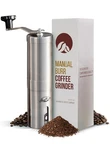 Javapresse Manual Coffee Grinder With Adjustable Setting - Conical Burr Mill &. Fixed Price $44.99.