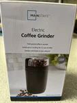 Mainstays Electric Coffee Grinder, Bean W/stainless Steel Blades. Fixed Price $16.50.