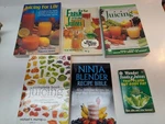 Lot Of 6 Juicer Books: Ninja Blender Juicing Wonder Food & Juices Fresh Vegies. Fixed Price $79.19.