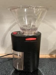 Bodum Bistro Electric Conical Burr Coffee Grinder, Preset Timer, 12 11750. Fixed Price $19.98.