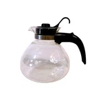 Medelco Whistling Glass Tea Kettle 12 Cup Clear Borosilicate Stovetop Pot. Fixed Price $18.00.