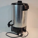 West Bend 30 Cup Coffee Urn Percolator Tested Works Complete Basket Vintage. Fixed Price $59.99.