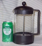 Bodum Brazil French Press Coffee Maker, 51 Ounce, 1.5 Liter, Black The Big One!. Fixed Price $24.00.