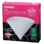 Hario V60 Paper Filter White 01, 40CT Box. Fixed Price $15.49.
