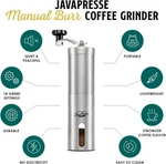 Javapresse Manual Stainless Steel Burr Coffee Grinder New. Fixed Price $25.00.