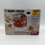 Black And Decker Home One-touch Chopper 1/2 Cup Stay Sharp Blade HC306 New. Fixed Price $24.88.