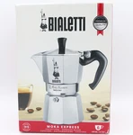 Bialetti Moka Express 6-CUP Espresso Coffee Maker Made Italy Stainless Steel. Fixed Price $36.88.