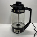 Vintage Proctor Silex Mary Percolator 10 Cup Coffee Maker Floral Print. Fixed Price $40.00.