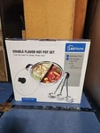 5 Pc Hot Pot Shabu Dual Site Cooker Kitchen Cookware & Lid Stainless Steel. Fixed Price $28.00.