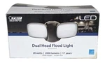 Feit Electric S9DFL Dual Head Flood Light Led Hardwired Bronze Finish New. Fixed Price $19.99.