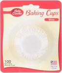 Betty Crocker Mini Baking Cups-white 100/PKG. Fixed Price $12.00.