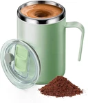Ubitree Self Stirring Coffee Mug, 400ML Auto Mixing Travel 13.5 Ounces, Green. Fixed Price $22.99.