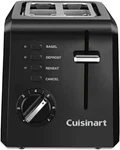 Cuisinart 2-SLICE Compact Toaster Slots For Bagels & Bread (black)- New. Fixed Price $24.21.