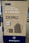 Stansport Coffee Pot & 4 Mug Set Camping. Fixed Price $39.85.