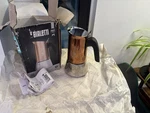 Bialetti Venus 4 Cup Stovetop Espresso Maker Stainless Steel Induction Copper. Fixed Price $28.00.