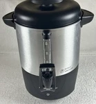 Euc Hamilton Beach 40514R Cup Dispensing Coffee Urn - Black / Steel. Fixed Price $24.95.