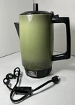 Vintage Cup Automatic Coffee Percolator 9468 West Bend Avocado Green - Tested. Fixed Price $33.99.