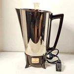 Vintage Presto Super Speed Coffee Percolator PK05B Mcm Starburst Stainless Steel. Fixed Price $64.95.