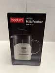 Bodum 1446-01US4 Latteo Manual Milk Frother 8 Ounce Black Perfect Delicious. Fixed Price $11.89.