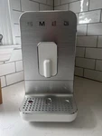 Smeg Bean-to-cup Coffee Machine Silver/white Built-in Grinder Digital Control. Fixed Price $300.00.