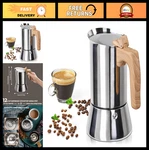 12 Cup Stainless Steel Moka Pot Stovetop Espresso Coffee Maker 600ML 20OZ. Fixed Price $45.99.