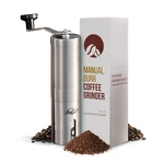 Javapresse Manual Coffee Grinder - 18 Settings, Ceramic Burr, Portable Hand Mill. Fixed Price $47.33.