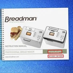 Breadman BK1050S BK1060S Maker Manual + Recipes, Bound, Tough Covered. Fixed Price $21.52.