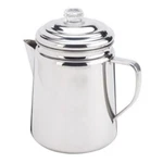 Coleman Silver Percolator 9.5 In. H X 6.4 W 8.6 12 Cups. Fixed Price $90.88.