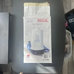 Regal Electric Coffee Maker, Polly-perk, Blue Cornflower Boxed Tested. Fixed Price $27.99.