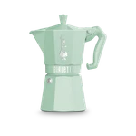 Bialetti Moka Exclusive Express Green 3 & 6 Cup Aluminium Coffee Percolator Pot. Fixed Price $57.32.
