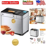 710W 2LB Smart Bread Maker With Ceramic Pan & 17 Programs For Artisanal Baking. Fixed Price $259.99.
