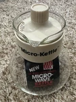 Vintage Gemco Micro-wave Kettle 4 Cup Microwave Tea Coffee Pot Glass Beige. Fixed Price $25.00.