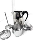 Farberware 6 Cup Coffee Pot Percolator Stove Top Glass Stainless Steel Usa. Fixed Price $49.99.