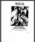 Regal K6722 Thru K6727 Bread Maker Machine Owner Manual & Cookbook (ONLY)60 Pgs. Fixed Price $16.50.