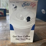 Stix To Go Leak Prevention Beverage Plugs Coffee Accessory, 400 Count, Brand New. Fixed Price $25.00.