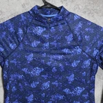 Peter Millar Pullover Womens Large Blue Abaco Floral 1/4 Zip Upf 50 Golf Troon. Fixed Price $22.49.