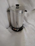 Vtg Mirro-matic Aluminum 35 Cup Electric Coffee Perculator 0126 Works Read !. Fixed Price $14.99.