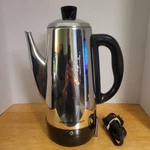 Hamilton Beach 40616 Electric Coffee Percolator 12 Cup Stainless Steel Excellent. Fixed Price $39.95.
