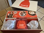 New Red Finamill Pepper &spice Set Battery Operated, 2 Finapods Stickers. Fixed Price $35.00.