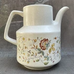 Vintage Vtg Lenox Temper-ware Merriment Floral Coffee Pot Server Lid. Fixed Price $35.29.