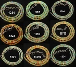 Opal Beaded Necklace Gemstone Fire 16 '' Unique Gift Her. Fixed Price $85.00.