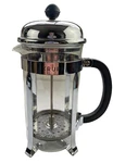 Stainless Steel French Press Coffee Maker Glass Krups Brand 32OZ. Fixed Price $29.99.