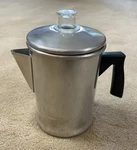 Vintage Foley Aluminum Portable 5 Cup Coffee Pot Percolator Camping Stovetop Usa. Fixed Price $12.50.