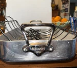 Mauviel 1830 Roasting Pan 15.7X11.8 France Stl Stainless Steel. Fixed Price $199.00.