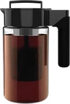 Takeya Glass Cold Brew Coffee Maker, Airtight Pitcher, 1 Quart, Black Lid And. Fixed Price $26.00.