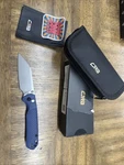 Cjrb Pyrite Light Folding Knife 3.38" AR-RPM9 Steel Blade Blue Frn Handle 1945BU. Fixed Price $22.99.