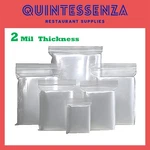 2'' X 10'' = Mil Thick Clear Zipper Reclosable Poly Bags By Quintessenza. Fixed Price $86.85.